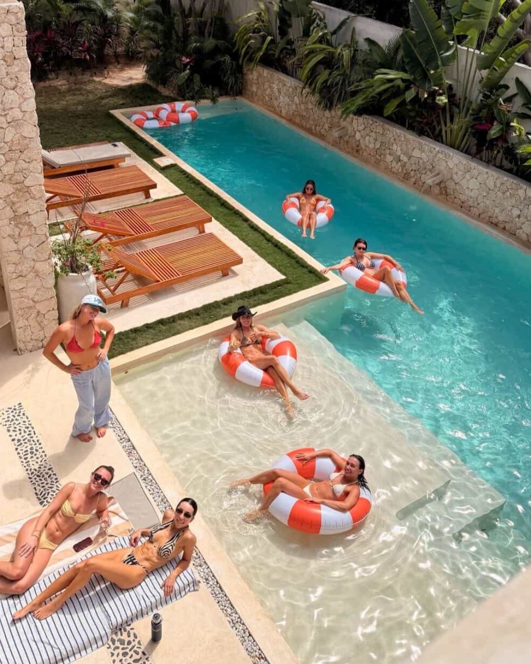 Luxury group stay in Tulum for bachelor and bachelorette parties